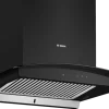 Bosch Series 4, Wall-Mounted Cooker Hood, 60 cm, Flat black DWHA68G60I