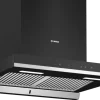 Bosch Series 4, Wall-Mounted Cooker Hood, 60 cm, Flat black DWBA68J60I
