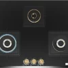 Bosch Series 6, Gas Hob, 75 cm, Tempered Glass, Black PND7B6G20I - Image 2