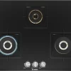 Bosch Series 4, Gas Hob, 75 cm, Tempered Glass, Black PND7B6F10I - Image 2