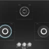 Bosch Series 4, Gas Hob, 75 cm, Tempered Glass, Black PND7B6B10I - Image 2
