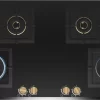 Bosch Series 4, Gas Hob, 90 cm, Tempered Glass, Black PNF9B6G20I - Image 2