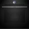 Bosch Series 8, Built-in oven with steam function, 60 x 60 cm, Black HSG7361B1