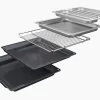 Bosch Series 8, Built-in oven with steam function, 60 x 60 cm, Black HSG7361B1 - Image 2
