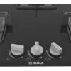 Bosch Series 4, Gas Hob, 75 cm, Tempered Glass, Black PND7B6B10I - Image 3