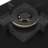 Bosch Series 4, Gas Hob, 75 cm, Tempered Glass, Black PND7B6F10I