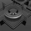 Bosch Series 6, Gas Hob, 75 cm, Tempered Glass, Black PNI7B6B10I