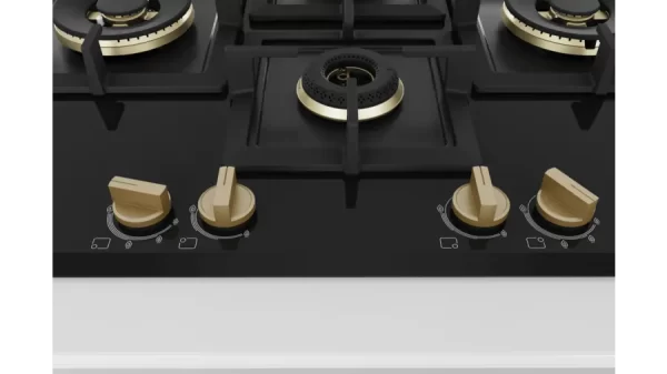 Bosch Series 6, Gas Hob, 75 cm, Tempered Glass, Black PNI7B6G20I - Image 3