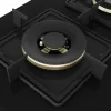 Bosch Series 6, Gas Hob, 90 cm, Tempered Glass, Black PNV9B6F10I