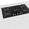 Bosch Series 6, Gas Hob, 90 cm, Tempered Glass, Black PNV9B6G20I - Image 4