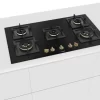 Bosch Series 6, Gas Hob, 90 cm, Tempered Glass, Black PNV9B6F20I - Image 4