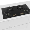 Bosch Series 4, Gas Hob, 90 cm, Tempered Glass, Black PNF9B6G20I - Image 4