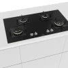 Bosch Series 4, Gas Hob, 90 cm, Tempered Glass, Black PNF9B6F10I - Image 4