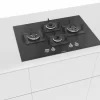 Bosch Series 6, Gas Hob, 75 cm, Tempered Glass, Black PNI7B6B10I - Image 4