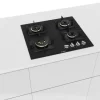 Bosch Series 4, Gas Hob, 60 cm, Tempered Glass, Black PNH6B6F10I - Image 4
