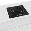 Bosch Series 4, Gas Hob, 60 cm, Tempered Glass, Black PNC6B6F10I - Image 3
