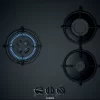 Bosch Series 4, Gas Hob, 60 cm, Tempered Glass, Black PNC6B6B10I