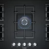 Bosch Series 6, Gas Hob, 90 cm, Tempered Glass, Black PPQ9B6O90I
