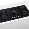 Bosch Series 6, Gas Hob, 90 cm, Tempered Glass, Black PPQ9B6O90I - Image 3