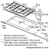 Bosch Series 6, Gas hob, 90 cm, Stainless Steel PCQ9B5O90I - Image 5